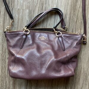 Coach Crossbody Purple Bag